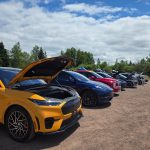 A selection of EVs at a veNBev event